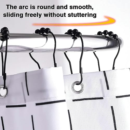 Barre de douche d'angle en U extensible en acier inoxydable - 5