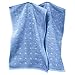 Produktbild Möve Gästetuch 2er-Pack Quadretti Walk-Frottier hellblau Größe 30x50 cm