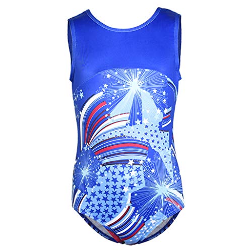 DYNWAVE Roupa de Malha Sem Mangas para Meninas Garotas de Ginástica E Dança de Balé de 4 a 14 Anos -