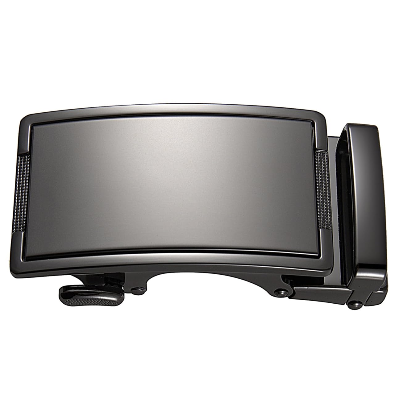 Kichvoe Ratchet Belt Buckle Automatic Black Zinc Alloy 35 Mm Fit Men
