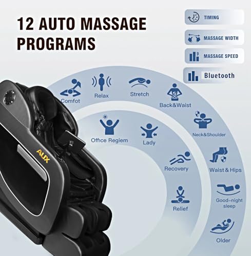 Image of R7 Pro Massage Chair for Stress Relief | Full Body 7D Massage, Advanced Fixed Roller Technology, Airbag Massage System & Zero Gravity Positioning | Bluetooth Speakers | 2 Years Warranty