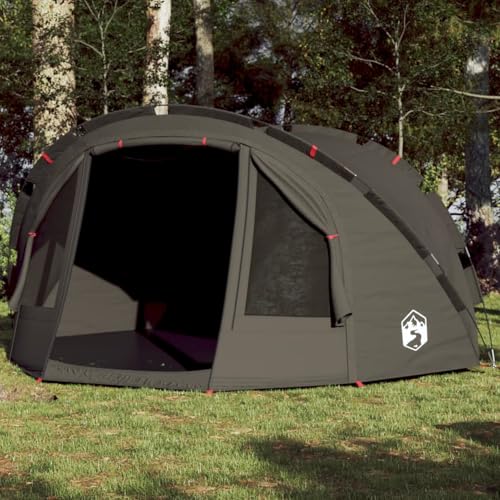 qohoio Fishing Tent 4-Person Brown Waterproof-Fishing Tent Fishing Bivvy Quick Erect Lightweight Waterproof Fishing Day Shelter for Spring Summer Autumn Fishing Trip