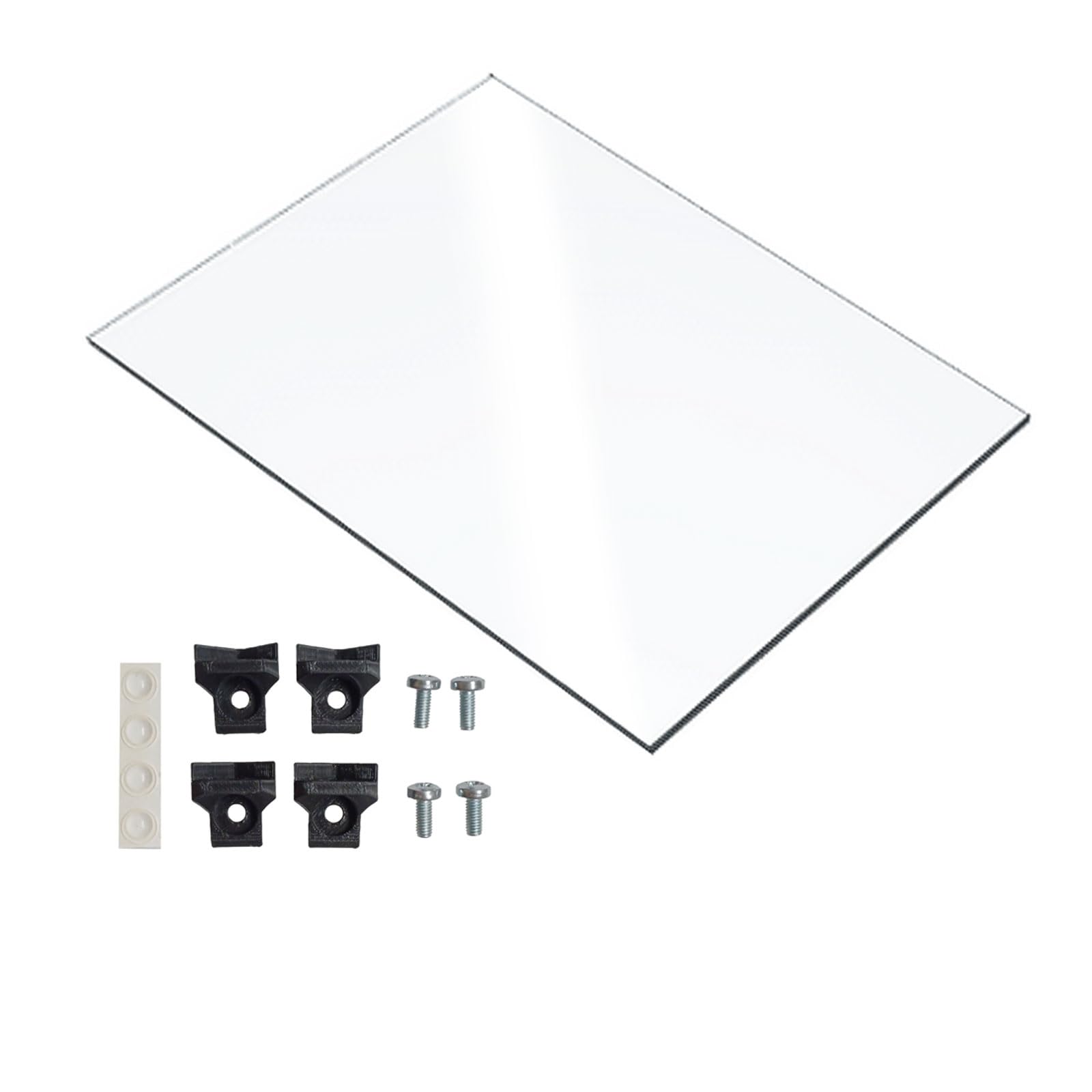 Acrylic Shelves to Fit Blaliden Cabinets - 320mm x 287mm x 4mm - Collectable Display - Extra Shelves (DSA/BL+) (With Brackets, 1)