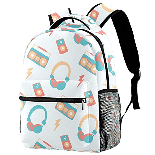 Sac à dos voyage et campus pastel mixte style urbain avec grand support bouteille
