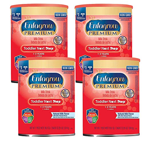 Enfagrow Premium Toddler Next Step Milk Drink Powder, Natural Milk Flavor 36.6 oz. (pack of 4) A1 - //coolthings.us