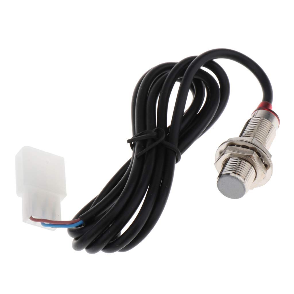 ELBME® 12V Motorcycle Speedometer Cable Sensor Case Digital Odometer 85cm-image-27