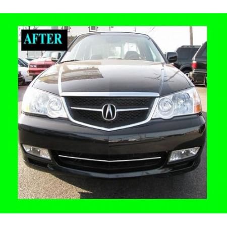 Amazon Com 312 Motoring Fits 1999 03 Acura Tl Chrome Grille Grill Kit 00 01 02 99 00 01 02 03 3 2 Type S Type S Automotive