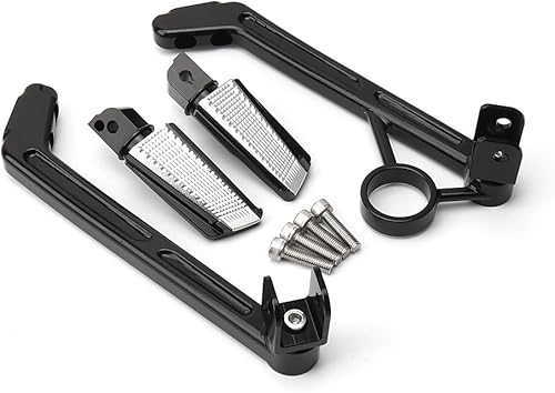 Miniatura 2 de Estriberas para pasajero trasero de motocicleta compatibles con BMW R9T R NINE T PureR NINE T RacerR NINE T Scrambler - Estriberas plegables