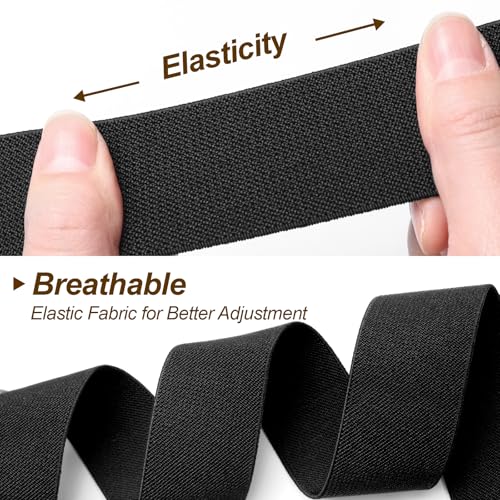 Womens Stretch Elastic Belt - Gold Buckle Adjustable Waist Belt for Dresses, Tops & Skirts3