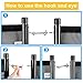 VINGLI Pool Fence 4Ft x 96Ft Swimming Pool Fence in Ground Pool Safety Fencing, Black