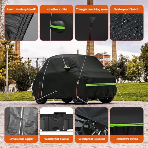 Funda para Citroën Ami impermeable con protección UV 6 capas 5