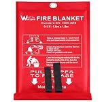 wucgea – Löschdecke 160x180 für küche - Feuerlöschdecke DIN EN 1869:2
