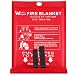 Lschdecke 160x180 fr kche - Feuerlschdecke DIN EN 1869:2019 Sicherheit Glasfaser Brandschutzdecke fr Fettbrnde Auto Schule Kamin Grill Bro Garage Schweien Lager