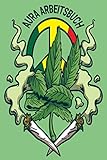 Aura Arbeitsbuch: Bewerte mit diesem Journal die Aura deiner Mitmenschen | Vorgedruckte Formulare zum Ausfüllen | Spirituell | Notizbuch | Marijuana Blatt Rasta Weed