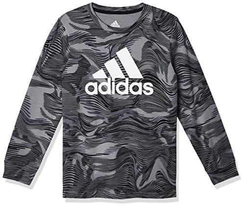 T-shirt adidas garcon manches longues idéal pour l'école et le sport