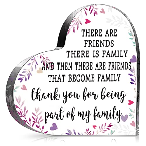 Friendship Gift for Women Girls Going Away Best Friend Birthday Gifts Friend Acrylic Plaque for...