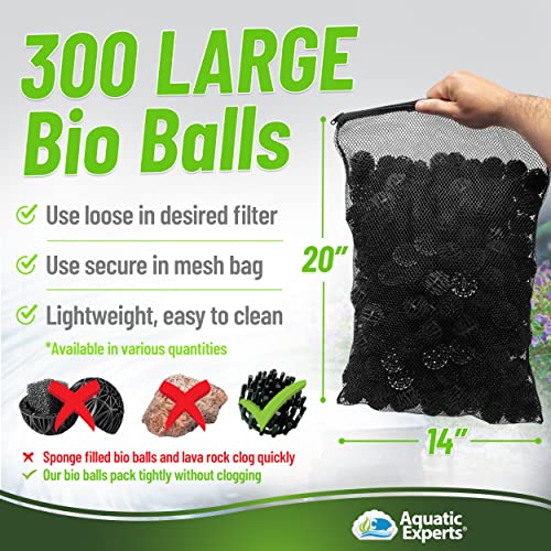Bolitas Bio Aquatic Experts 1.5" 300 unidades + acondicionador miniatura 4