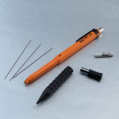 Image of Pentel Smash Drafting Mechanical Pencil (0.5mm) - Special Edition Orange Accents w /Tube (Q1005LAF-TB)