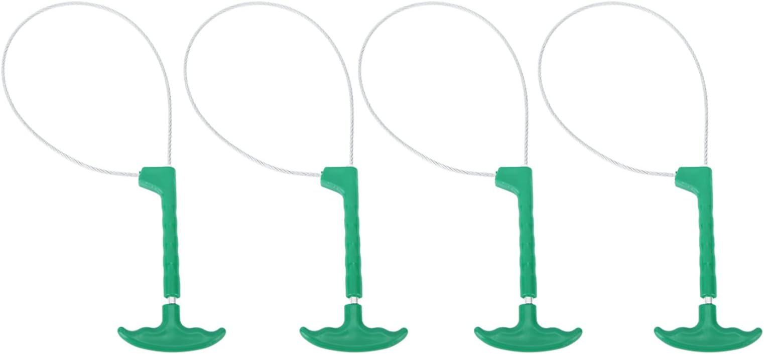 Animal Traps, Trapping Supplies, 4Pcs Green Pigs Holder Animal Piglet Catcher, Cable Snare Holder for Farming & Farming Equipment