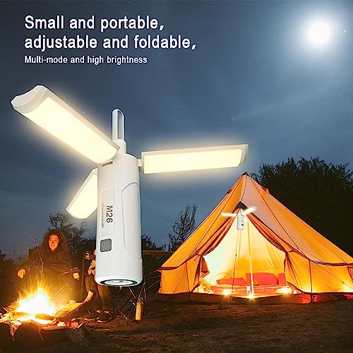 Image of Rechargeable Camping Light, 750 Lumens 3500mAh Portable LED Camping Lantern for Fishing /Camping /Hiking /Emergency Kits.3 Lighting Modes.