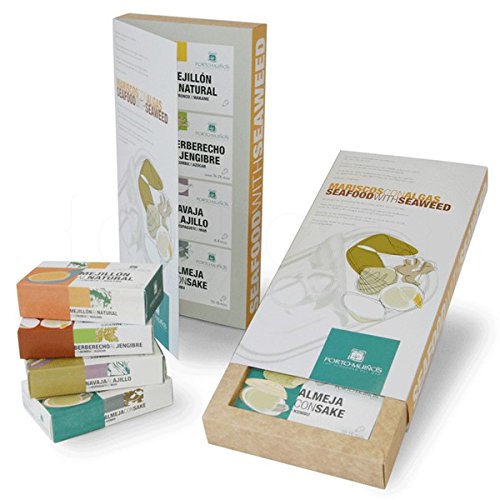 PACK MARISCOS CON ALGAS PORTO MUIÑOS INCLUYE 4 PRODUCTOS
