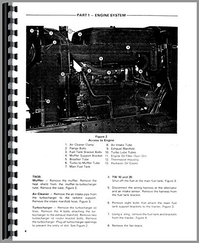 Service Manual Ford TW 30 20 10 Tractor      Plastic Comb