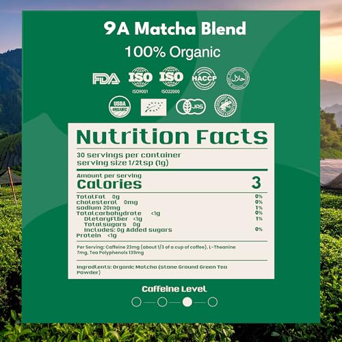 Té matcha en polvo ceremonial orgánico 30g miniatura 2