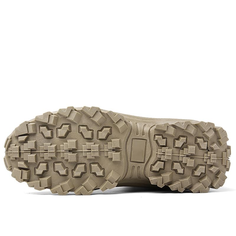 Cubicbee Mens Fashion Waterproof Sneakers Walking Casual Shoes Lightweight Running Shoes Athletic Gym Shoes Non-Slip Hiking Boots Tactical Boots4