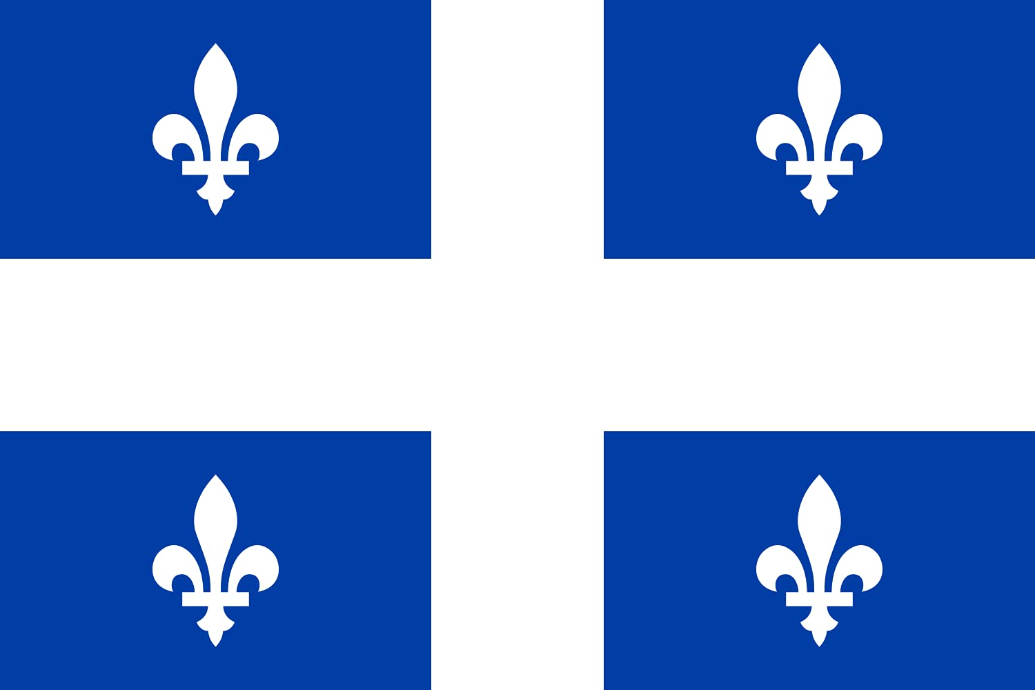 Drapeau Québec extérieur pour pavoiser votre balcon de 0.7m²