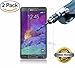 Samsung Galaxy Note4 Screen Protector, SOOYO(TM) Premium Tempered Glass Screen Protector (2.5D Round Edge/99% Clarity/Shatter-Proof/Bubble Free) for Samsung Galaxy Note4 [Lifetime Warranty]-[2Pack]