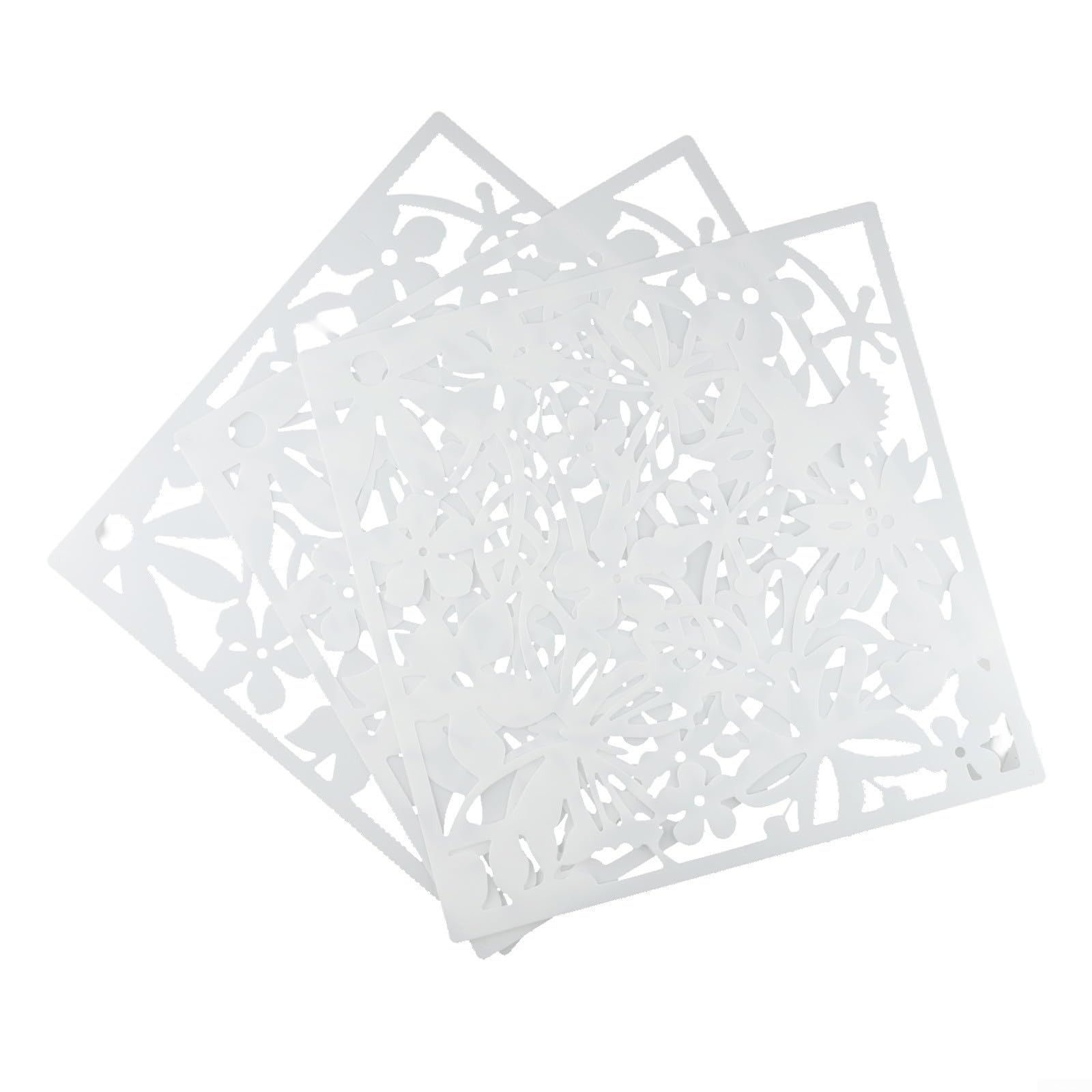 Set di 12 pannelli pensili fai da te per eleganti divisori e decorazione d'interni (bianco)