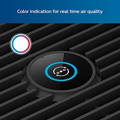 Image of Philips AC0820 /20 air Purifier- Removes 99.95% air pollutants, one Touch Effortless Operation, Color Indication for Real time air Quality, Ideal for Small Rooms