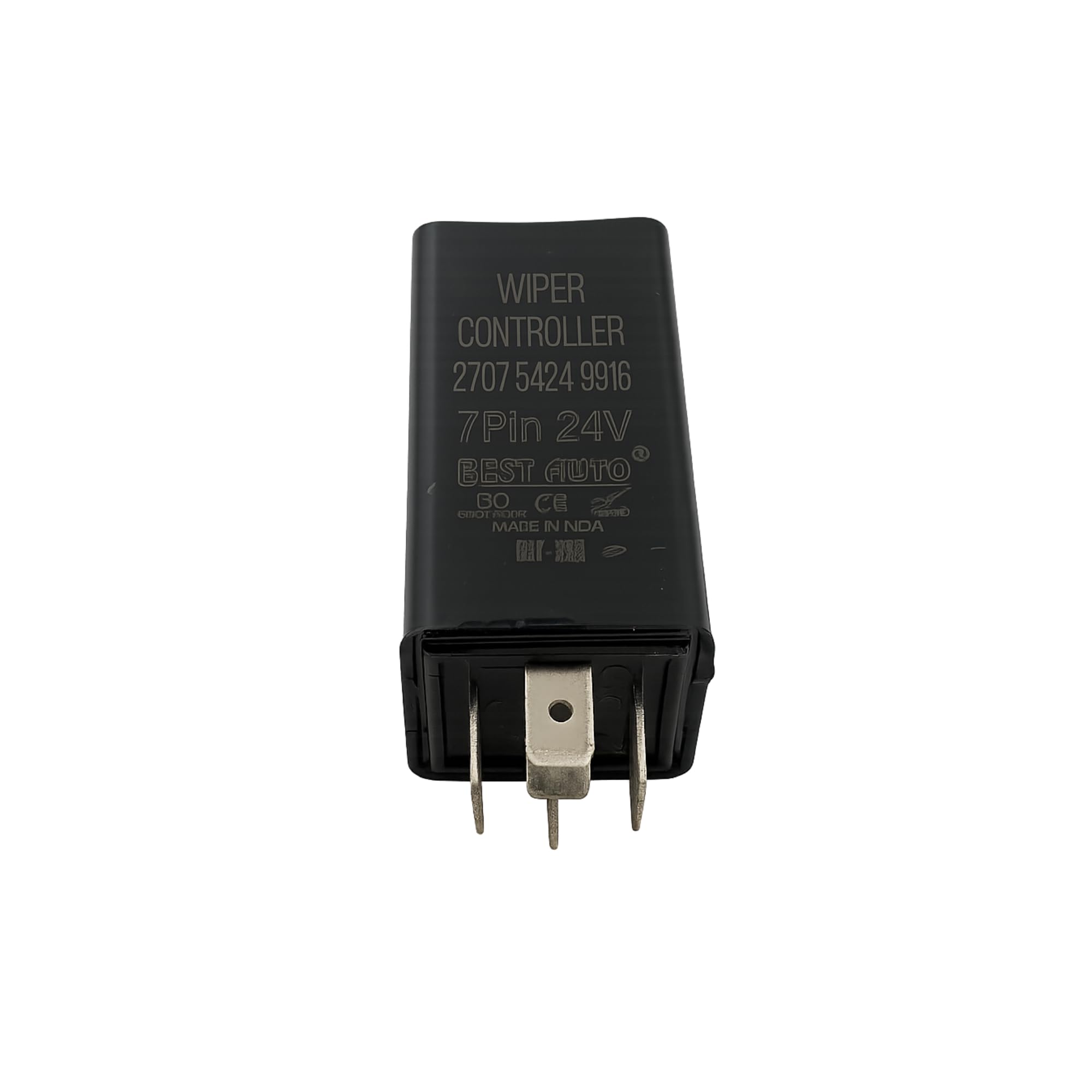 24V 7-Pin Wiper Controller Relay Module 2707 5424 9916 | Heavy Duty Automotive Wiper Relay (Black, 1 Pc)-image-40