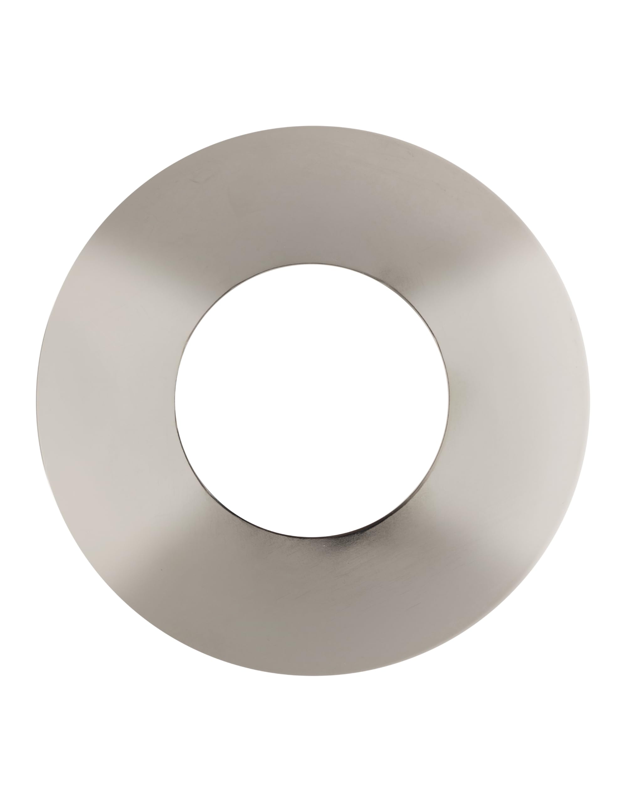 The Can Converter Ceiling Medallion for Recessed Can Light – Home Improvement Decorative Steel Flat Goof Ring & Cover Plate for 5" & 6" Cans, Small Ceiling Medallion for Chandeliers & Pendants, White — Amazon image 12