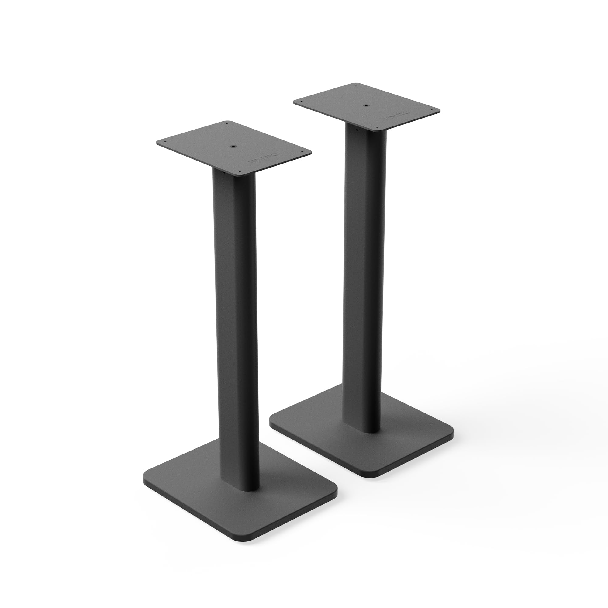 SPH Universal Height Adjustable Floor Speaker Stands for Bookshelf Speakers up to 30 lb (13.6 kg) | 24&rdquo;-42&rdquo; Height Adjustment | Internal Cable Management | Pair | Black