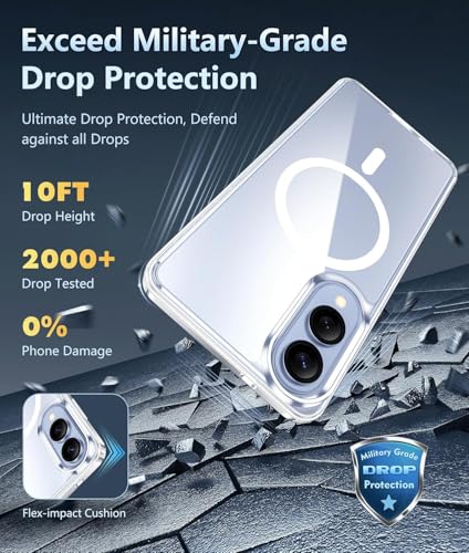 Image of ShieldTech Back Cover Case + Tempered Glass for Samsung Galaxy S25 Edge 5G | Mag-Safe Compatible | Mobile Phone Back Cover Case for Samsung Galaxy S 25 Edge | Samsung S25 Edge 5G TPU Transparent Case