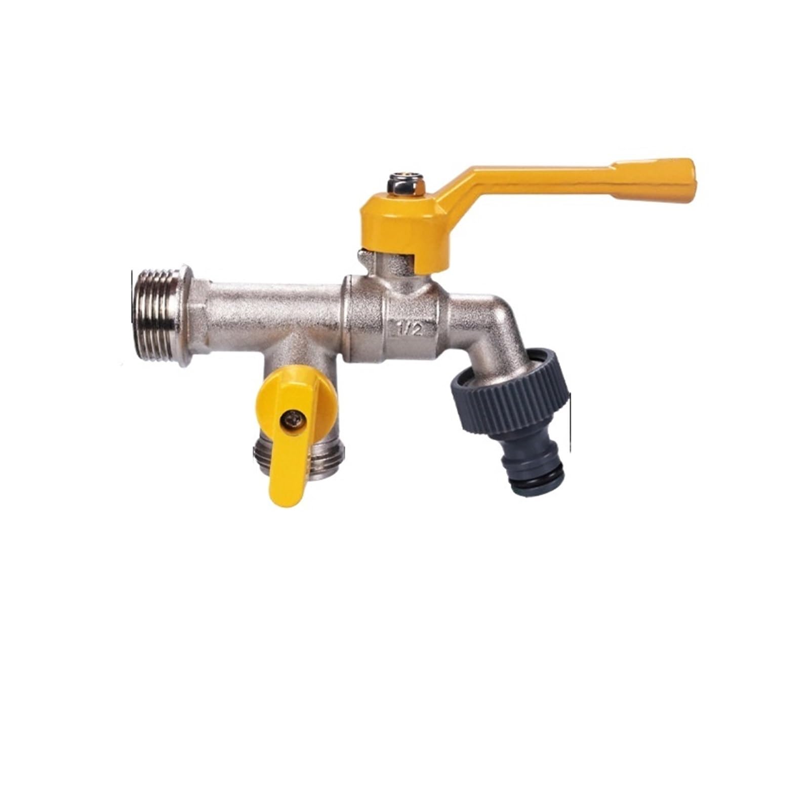Adaptador de grifo de manguera de jardín para evitar fugas en conector de tanque IBC