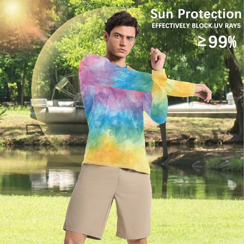 Mens UPF 50+ UV Sun Protection Rash Guard for Men Quick Dry Men Rash Guard Long Sleeve Athletic Workout Tshirts4