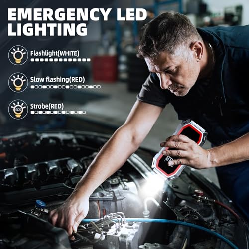 Jump Starter with Smart LCD Display