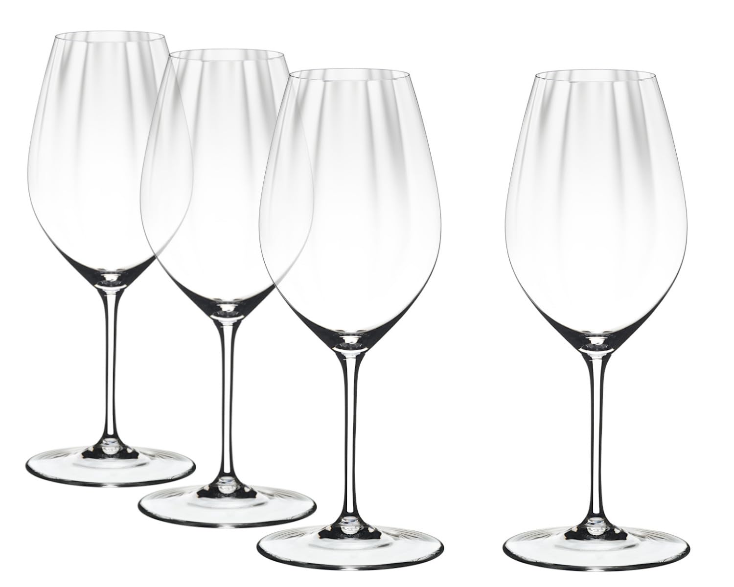 RIEDEL Copa de vino Rendimiento Riesling, 4 pack, cristal transparente, premium hecho a máquina