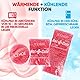 ICEHOF Kühlpads (3x) mit Vlies-Hülle - Inkl. Klettband - Kuschelweich, lange Kühldauer, Kühlpack Gel Glitzer Pink Rosa Kühlgel Kühlkompresse Kühlkompressen Kühlbeutel Eisbeutel Kältekompresse