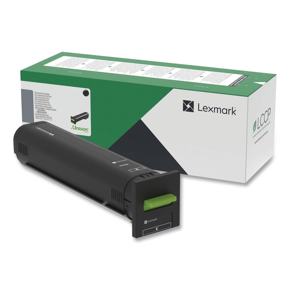 Lexmark 72K00KG Black High-Yield Toner Cartridge, 8000 Page Yield, Return Program
