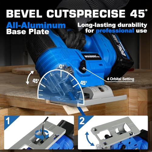 WOODERS 20V Brushless Cordless Jig Saw