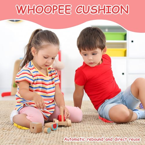 SNONESIY 3 Pcs Furzkissen Pupskissen Furzkissen Groß Laut Scherzartikel für Partys,Geeignet für Geburtstagsfeiern, Halloween-Partys, Familienfeste Usw(3 Größen und Farben)