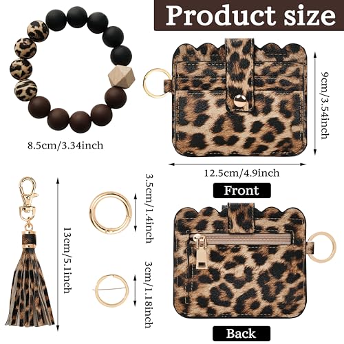 Image of Wristlet Wallet for Women with Keychain - RFID Card Holder Small Wallet Wristlet with Key Ring
