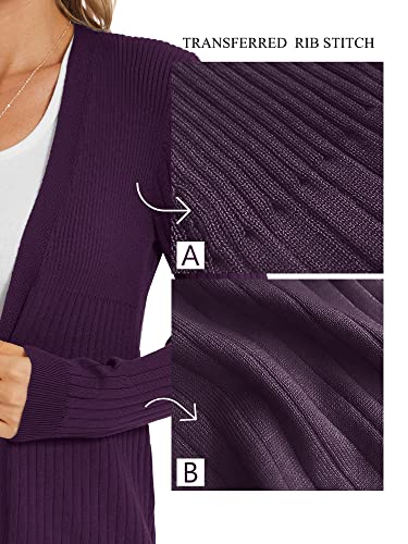 INKOFF Cardigan for Women Open Front Long Sleeve Knit Ribbed Sweater Slim Fit S-XXL4