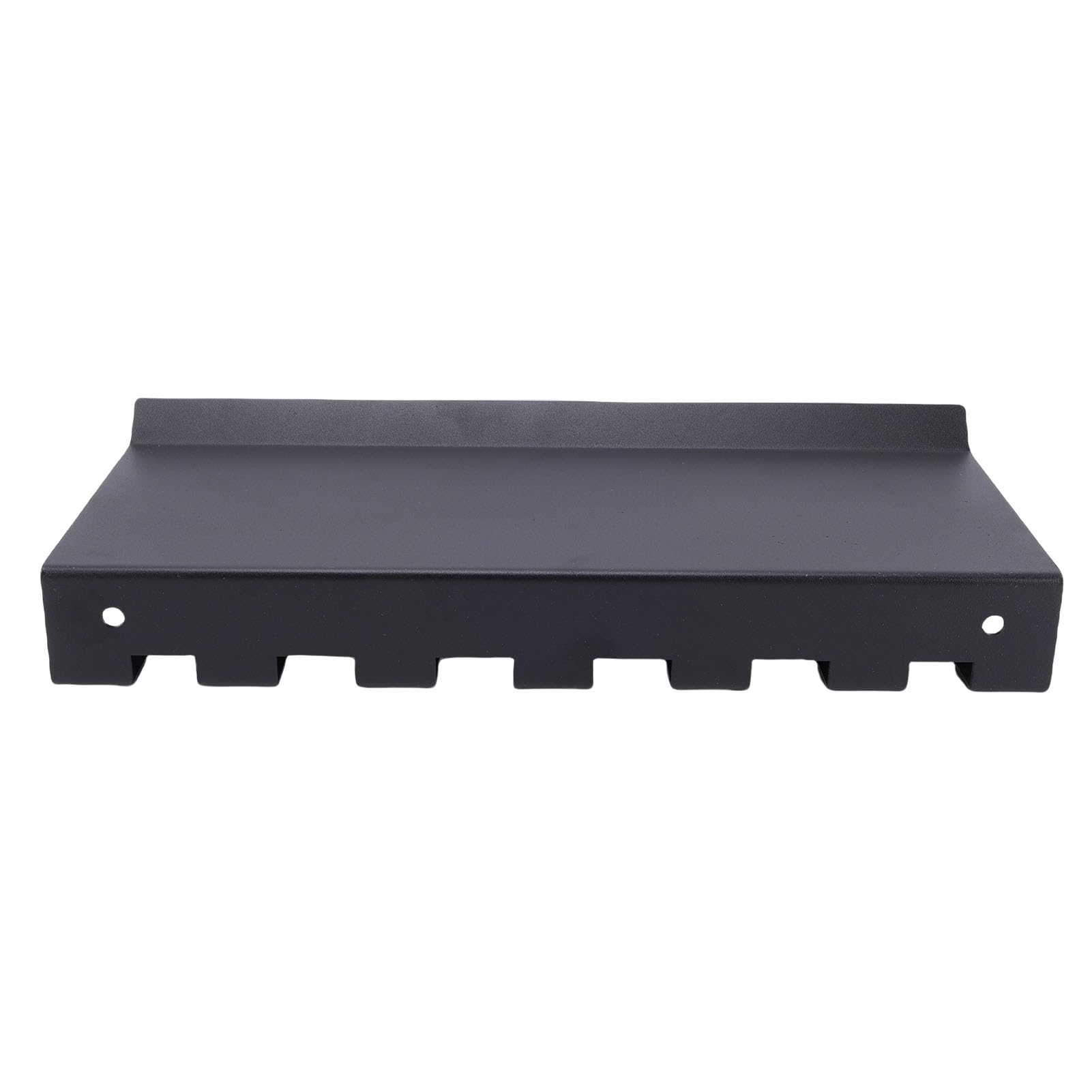 Estante de Almacenamiento para Equipos de Gimnasio Alta Resistencia con 7 Ganchos y Estante Flotante para Gimnasios Domésticos o Comerciales, Acero Al Carbono, 15x6,2x2 Pulgadas
