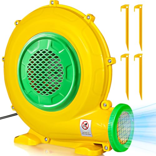 BSTGEKELY Bouncy Castle Blower 370W Inflatable Bounce House Air Blower Electric Inflatable Bouncer Blowers Pump Fan for Inflatable Bounce House Jumper Bouncy Castle Waterslide