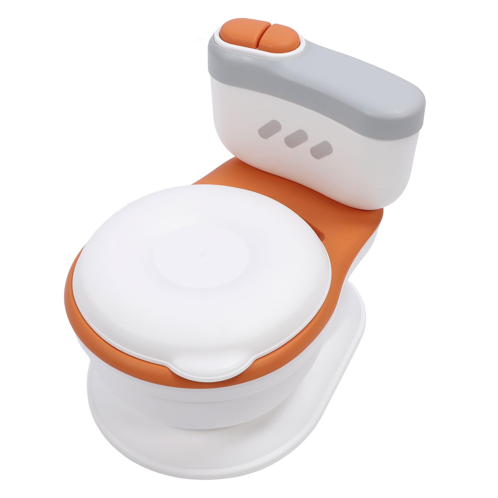 Asixxsix Toilette per l'addestramento Al Vasino, Vasino Portatile per Bambini con Paraspruzzi, con Pulsanti di Scarico, Suono di Scarico e Dispenser di Fazzoletti per Bambini Dai 18 Mesi in su