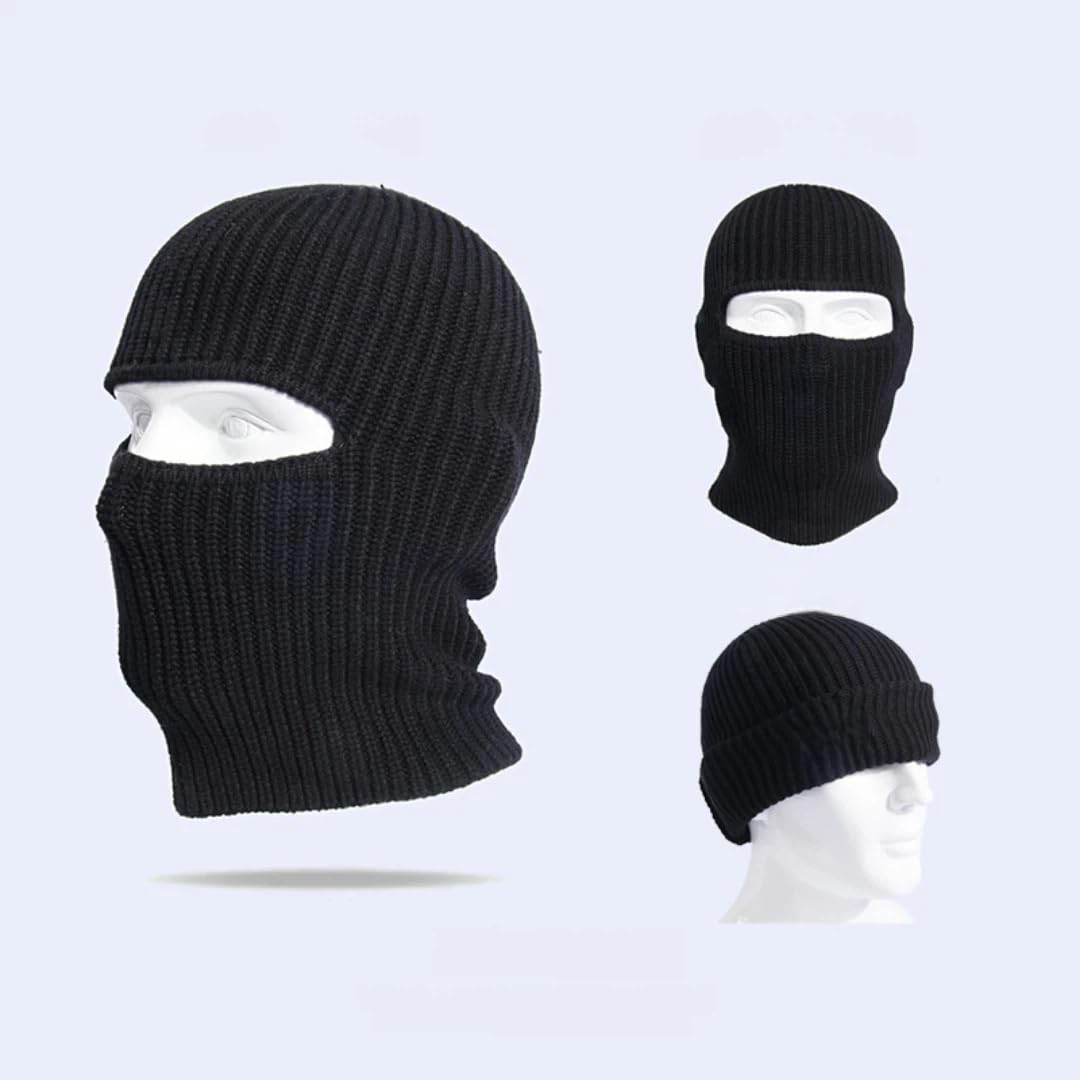 Berretto Maglia Occhielli Scaldacollo Antivento Maschera Sci | Dettaglio Occhielli, Copre Collo, Antivento, Da Sci, Elasticizzato